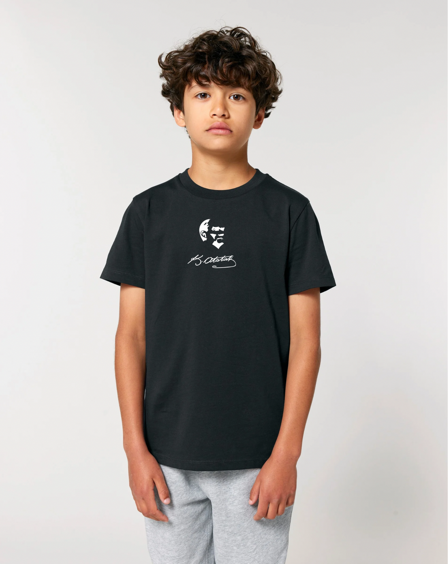 Mustafa Kemal Atatürk Imzali Resmi 3-14 Jahren Unisex