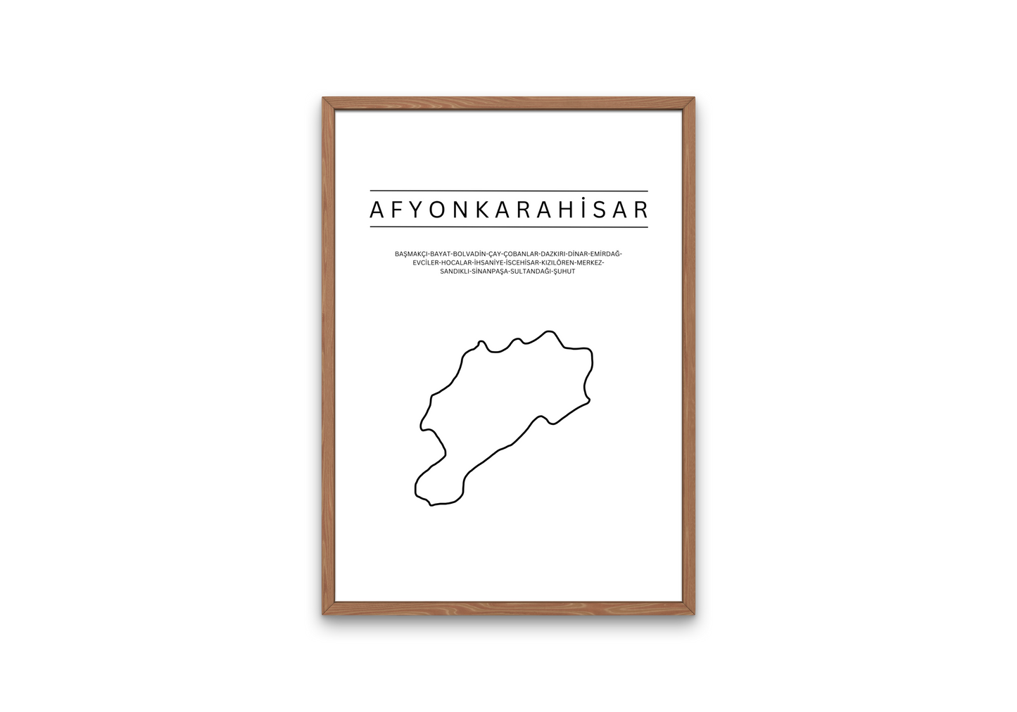 Afyonkarahisar Poster  - DIN A3 Poster (hochformat)