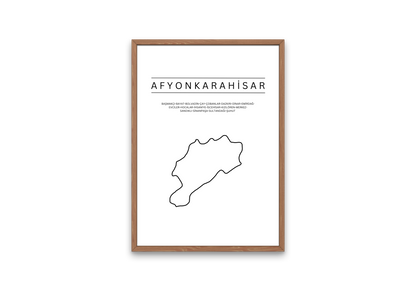 Afyonkarahisar Poster  - DIN A3 Poster (hochformat)