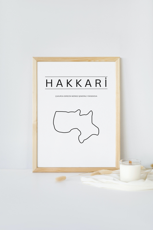 Hakkari Poster  - DIN A3 Poster (hochformat)