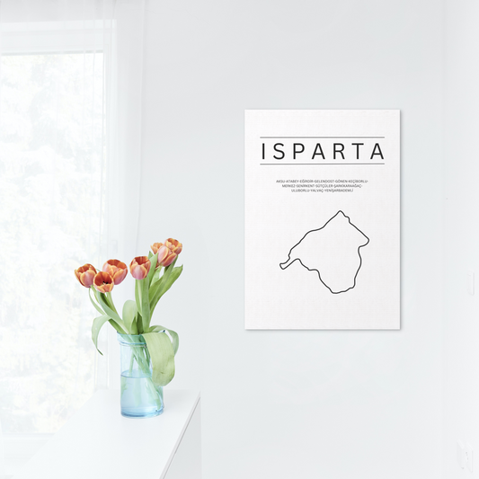Isparta Poster  - DIN A3 Poster (hochformat)