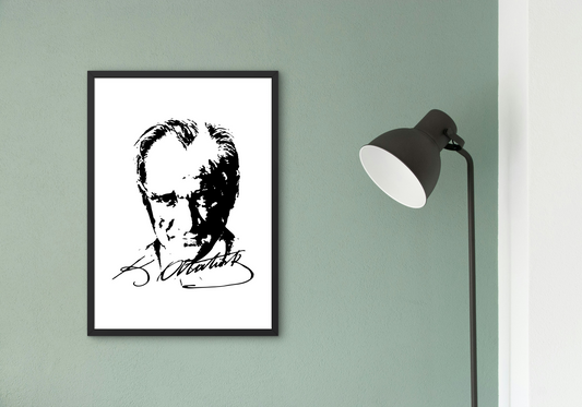 Mustafa Kemal Atatürk  - DIN A4 Poster (hochformat)